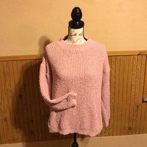 Oversized pink sweater